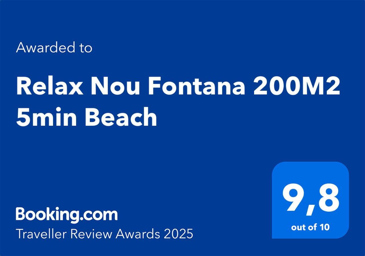 Relax Nou Fontana 200M2 5Min Beach Javea Exterior photo